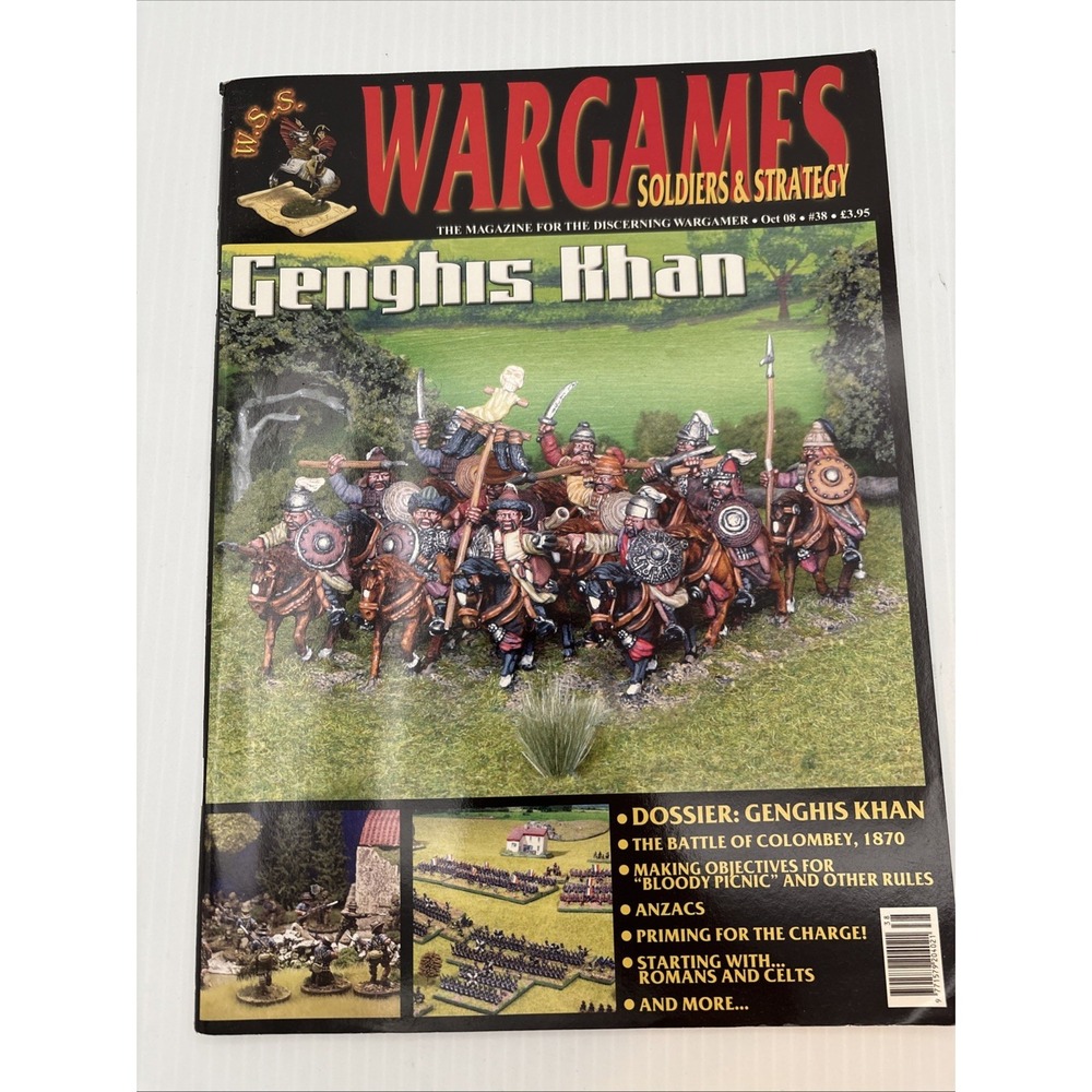 Wargames Soldiers & Strategy 38 Genghis Khan, Anzacs, Battle Of Colombey 1870